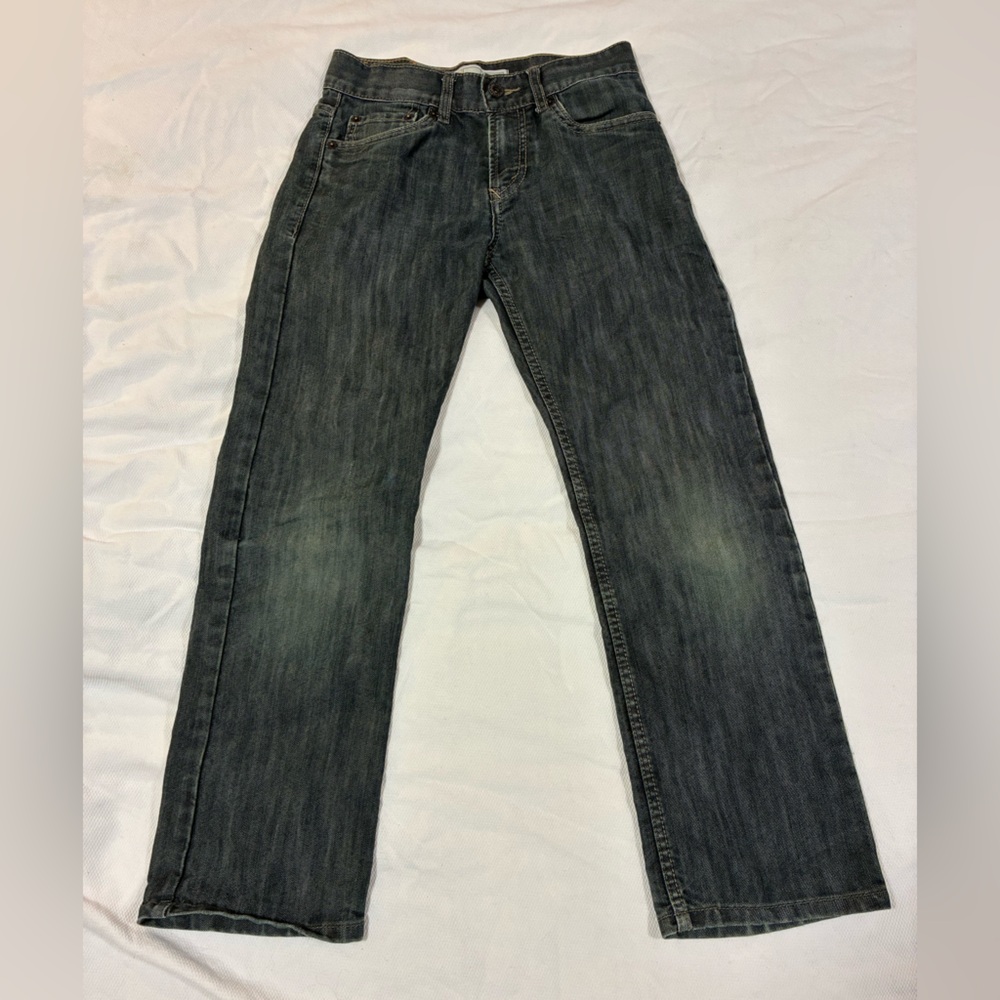Levi's Dark Gray 514‎ Slim Straight Youth 12 Regular Jeans